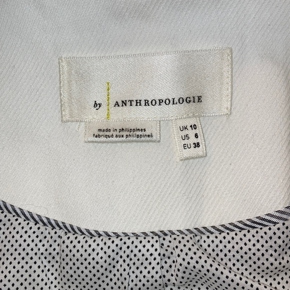 Anthropologie | White Neve Utility Blazer Jacket Size 6 - Picture 5 of 8